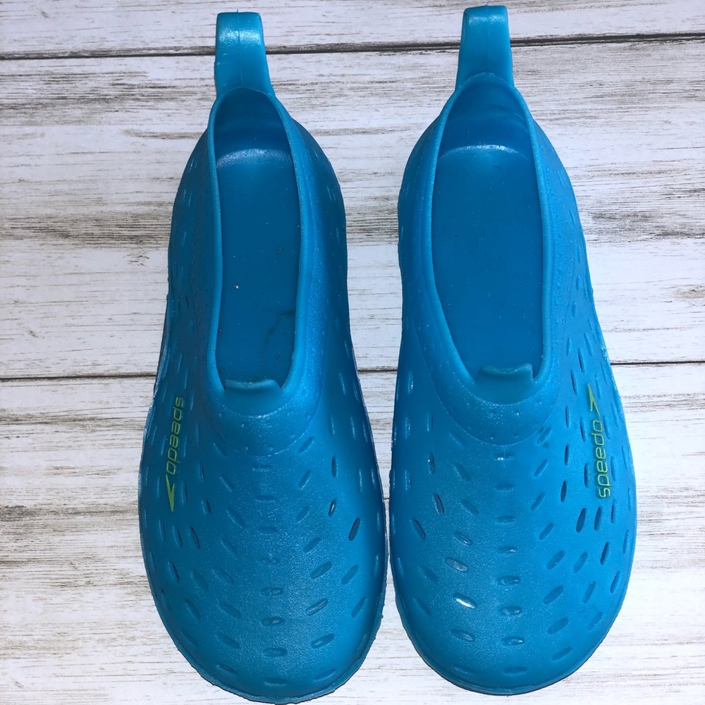 Speedo Aqua Blue Water Shoes - 7/8 Toddler